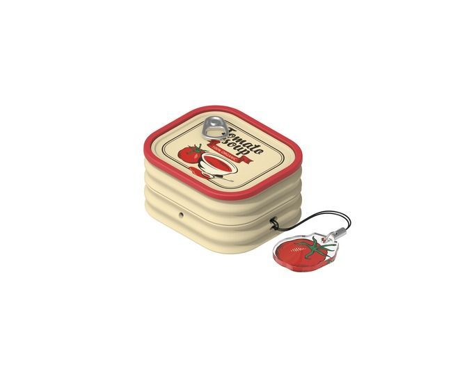 Samsung Galaxy Buds4/Buds4 Pro Food Can Case Red Samsung Galaxy Buds4/Buds4 Pro Food Can Case Red