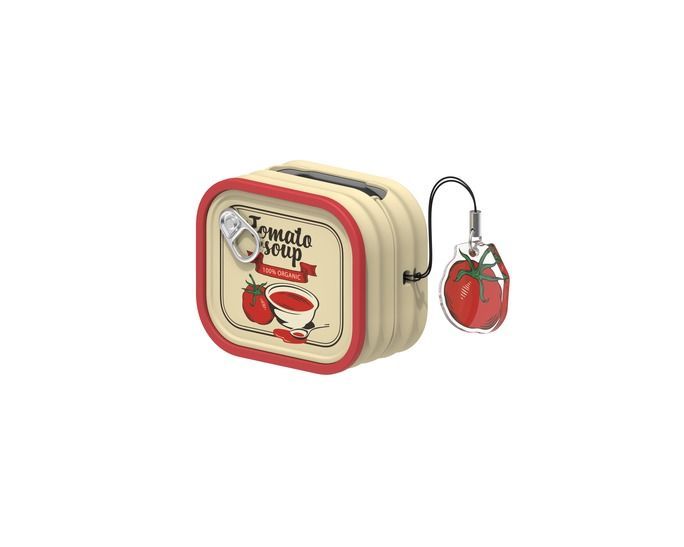 Samsung Galaxy Buds4/Buds4 Pro Food Can Case Red Samsung Galaxy Buds4/Buds4 Pro Food Can Case Red