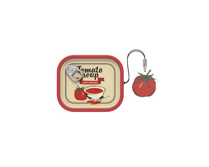 Samsung Galaxy Buds4/Buds4 Pro Food Can Case Red Samsung Galaxy Buds4/Buds4 Pro Food Can Case Red