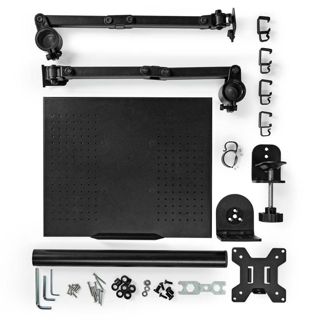 Nedis MMSISNB110BK Desk Monitor Mount 15-32" Black