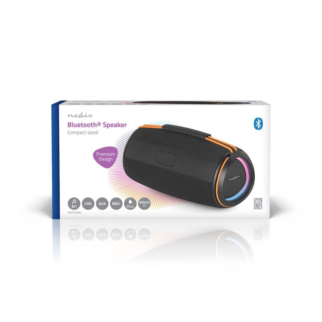 Nedis SPBT3026BK Bluetooth Speaker Black Nedis SPBT3026BK Bluetooth Speaker Black