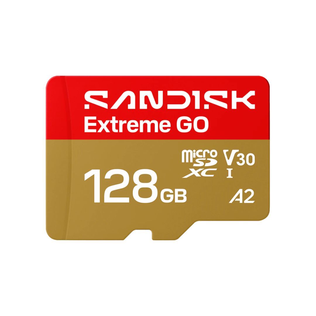 Sandisk 128GB microSDXC Extreme GO UHS-I U3 V30 A2 Sandisk 128GB microSDXC Extreme GO UHS-I U3 V30 A2