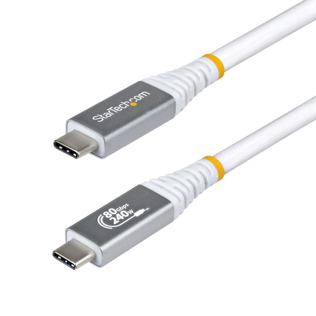 Startech USB-C USB4 240W Cable 1,5m White