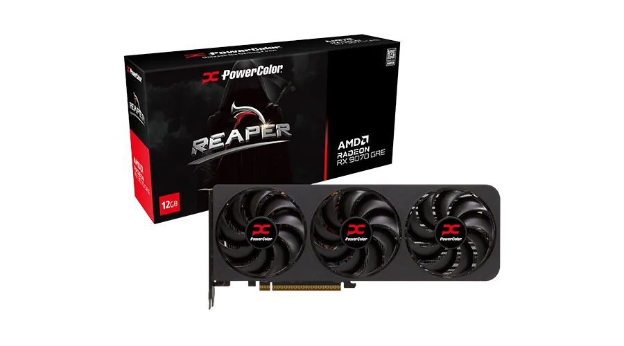 PowerColor RX9070GRE 12GB DDR6 Reaper