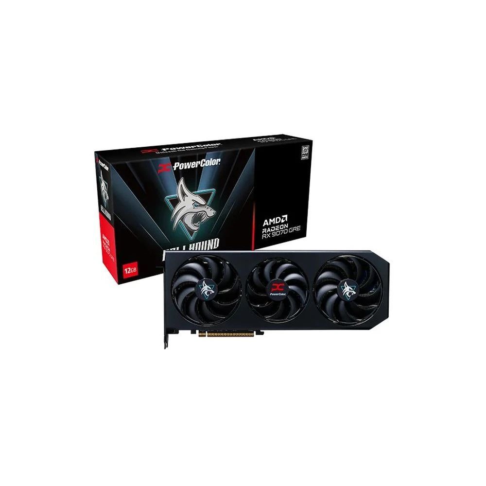 PowerColor RX9070GRE 12GB DDR6 Hellhound