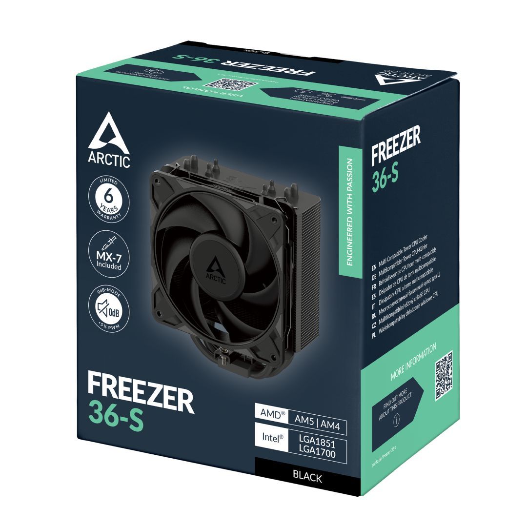 Arctic Freezer 36-S Black