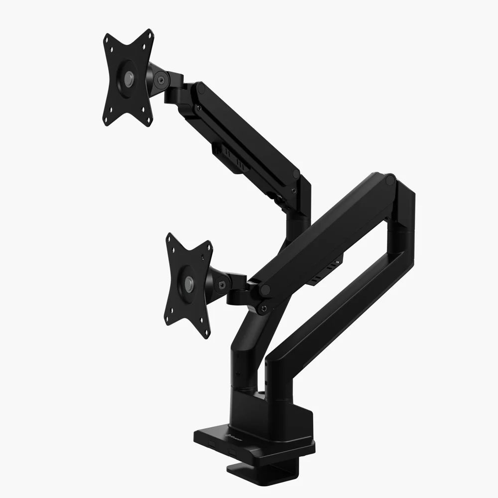 Arozzi Alzare Neo Duo Gas Spring Monitor Arm Black Arozzi Alzare Neo Duo Gas Spring Monitor Arm Black
