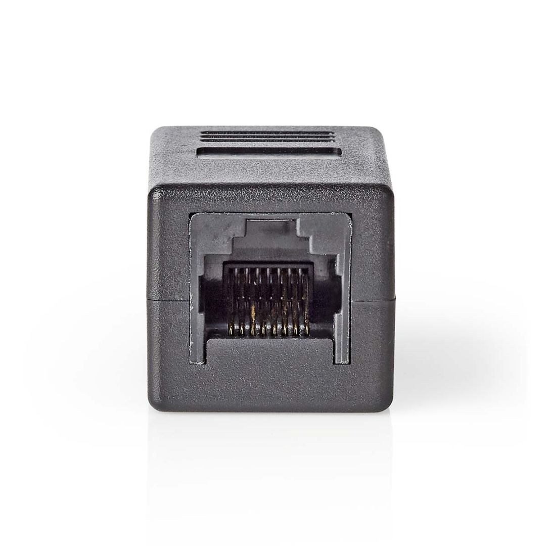 Nedis CAT5e / CAT6 Female Network Coupler Black