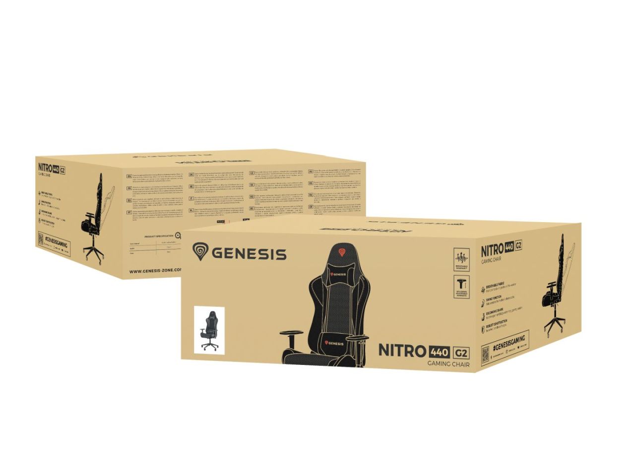 Genesis Nitro 440 G2 Gaming Chair Black