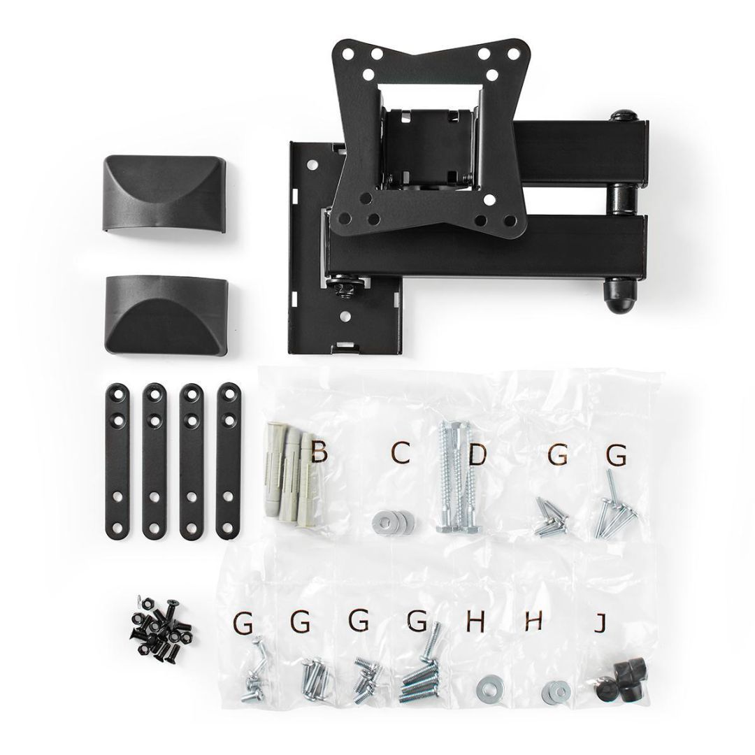 Nedis Full Motion TV Wall Mount 10-32" Black Nedis Full Motion TV Wall Mount 10-32" Black