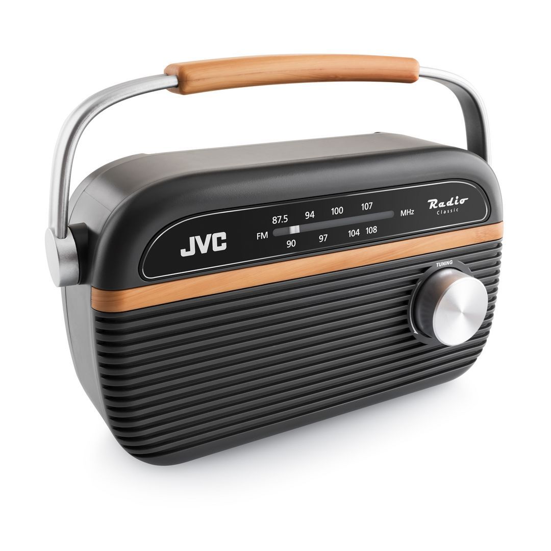 JVC RA-E215G Radio Black/Wood