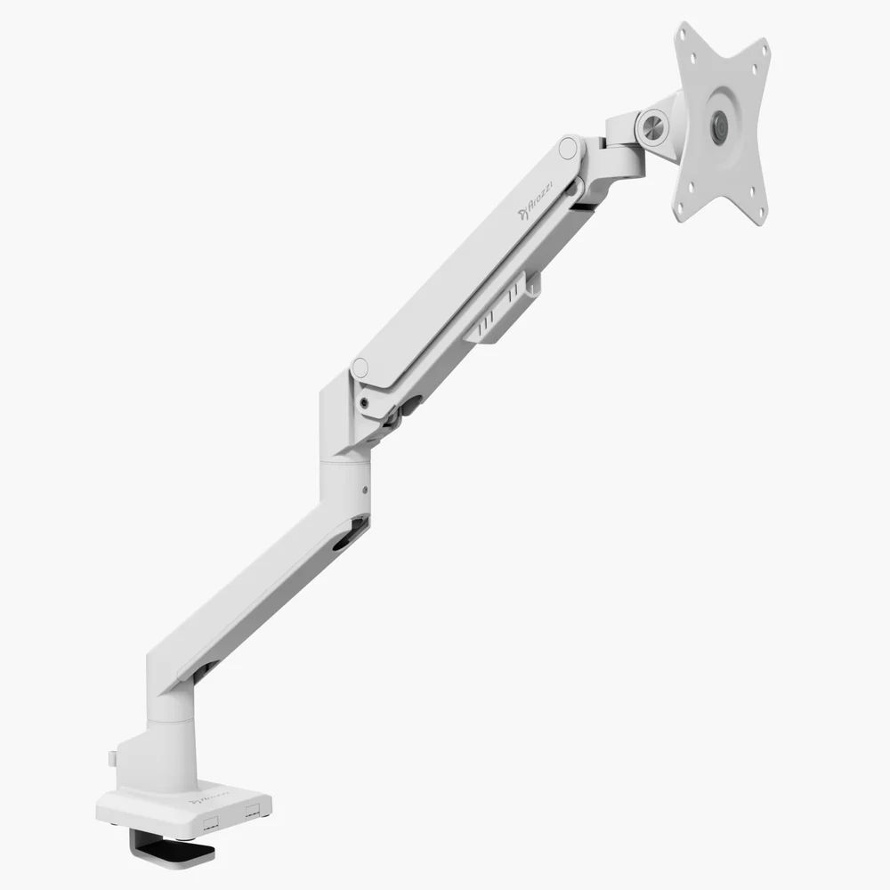 Arozzi AROZZI ALZARE Neo Gas Spring Monitor Stand White Arozzi AROZZI ALZARE Neo Gas Spring Monitor Stand White