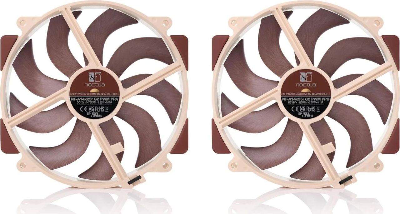 Noctua NF-A14x25r G2 PWM SX2 PP (2-pack) Noctua NF-A14x25r G2 PWM SX2 PP (2-pack)