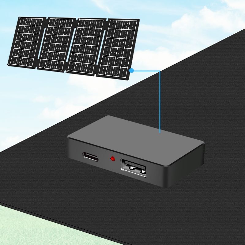 Logilink 15 W foldable solar panel Black