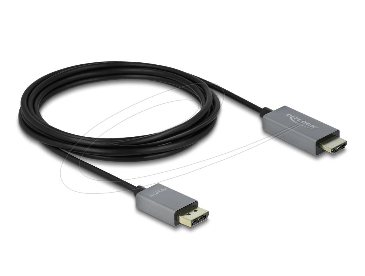 DeLock DisplayPort 1.4 to HDMI 4K cable 3m Black DeLock DisplayPort 1.4 to HDMI 4K cable 3m Black