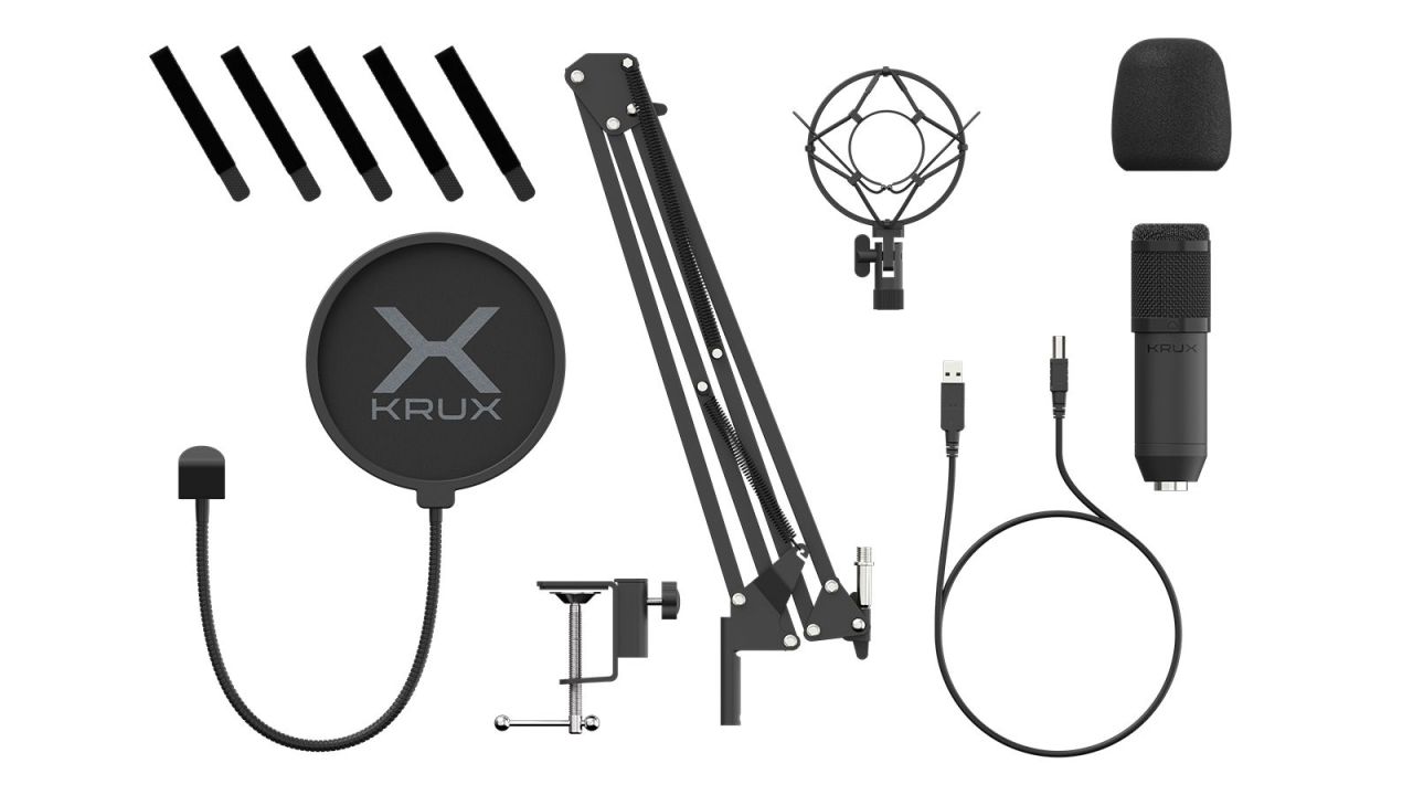 KRUX Edis 1000 Microphone Black KRUX Edis 1000 Microphone Black