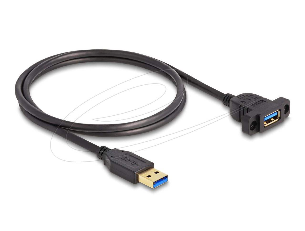 DeLock SuperSpeed USB-A 3.2 cable 1m Black