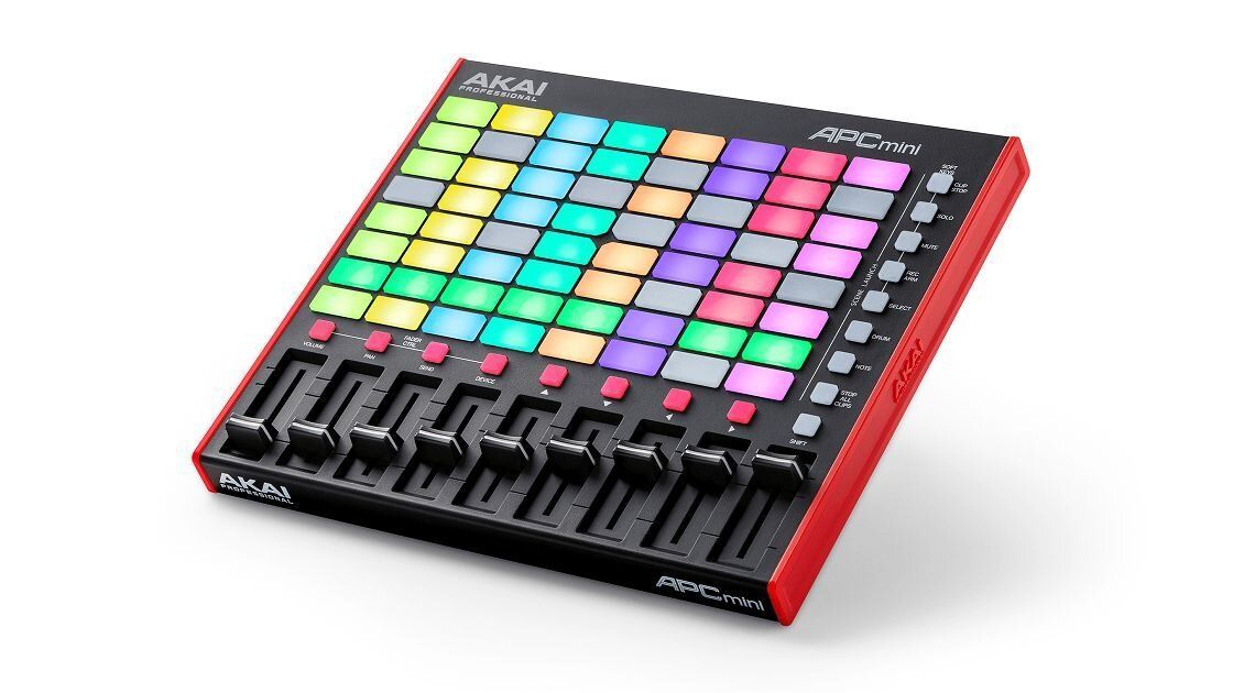 Akai APC Mini MK2 Ableton Live controller Keverőpult Black/Red