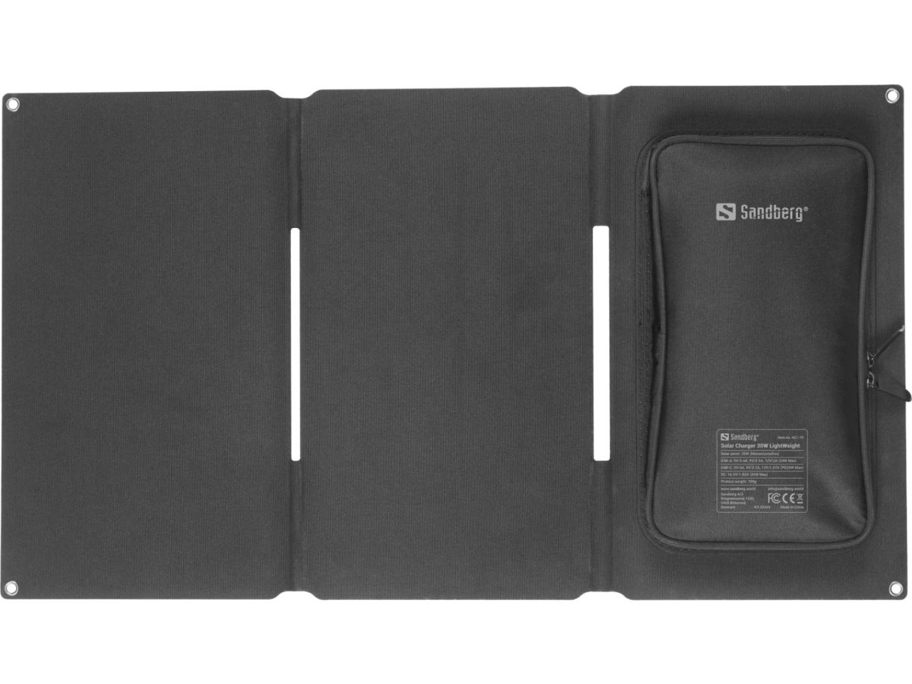 Sandberg Solar Charger 30W Lightweight Sandberg Solar Charger 30W Lightweight