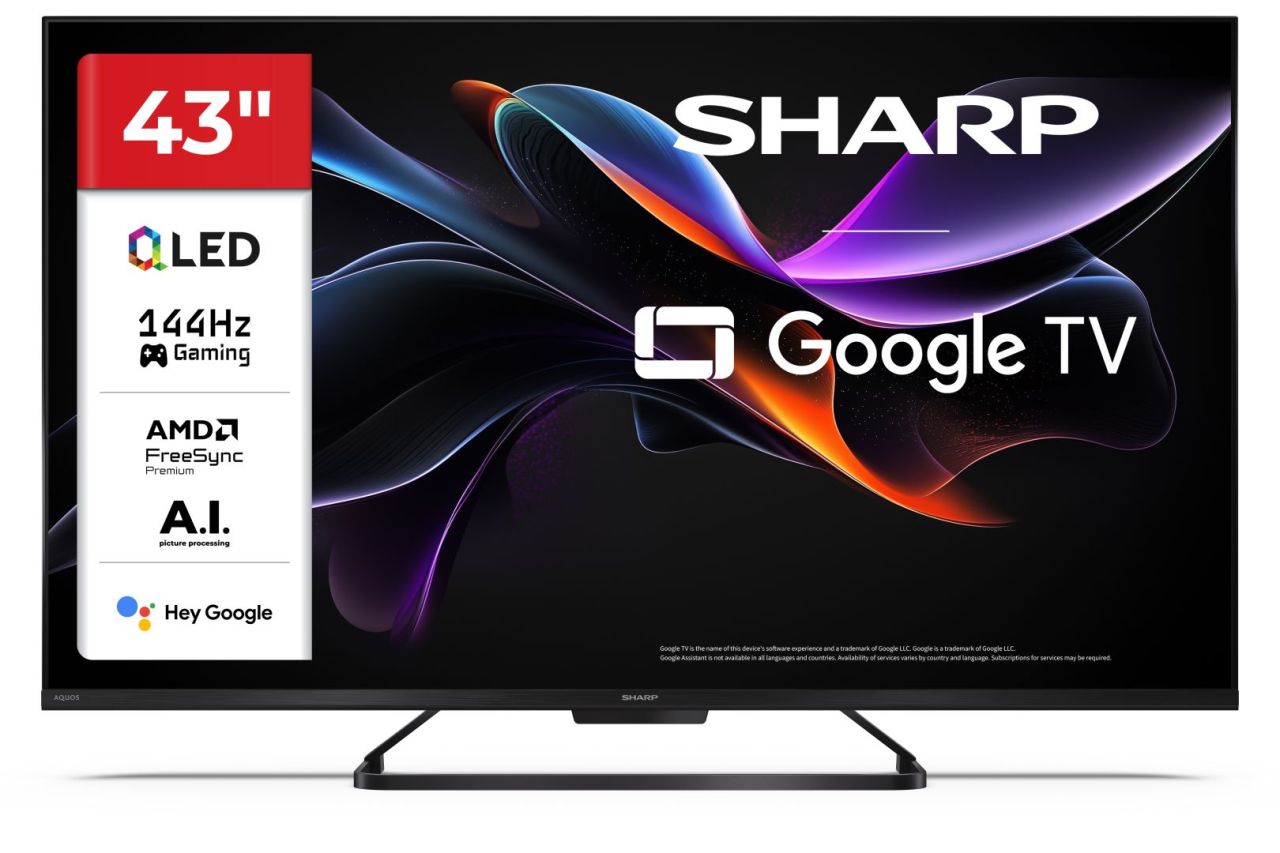 Sharp 43" 43HR7265E QLED Smart Sharp 43" 43HR7265E QLED Smart