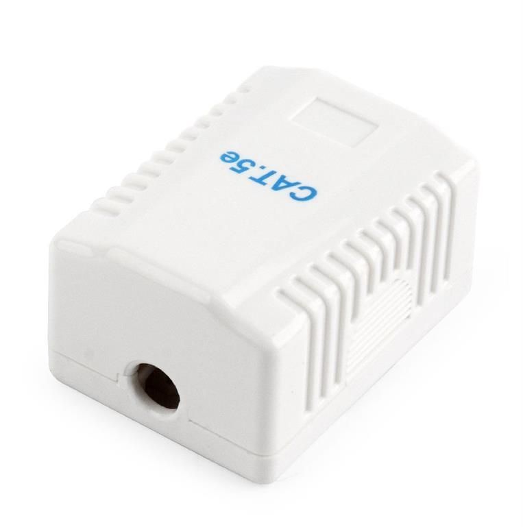 Gembird CAT5E FTP single port surface mount box White Gembird CAT5E FTP single port surface mount box White
