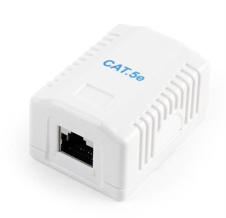 Gembird CAT5E FTP single port surface mount box White Gembird CAT5E FTP single port surface mount box White