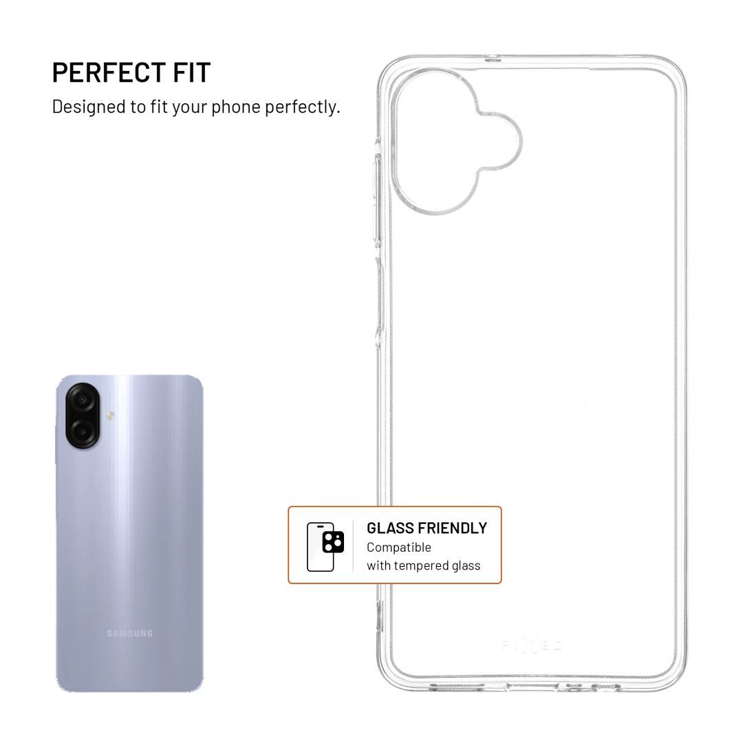 FIXED Story AntiUV TPU hátlap Samsung Galaxy A07 készülékhez, átlátszó FIXED Story AntiUV TPU hátlap Samsung Galaxy A07 készülékhez, átlátszó