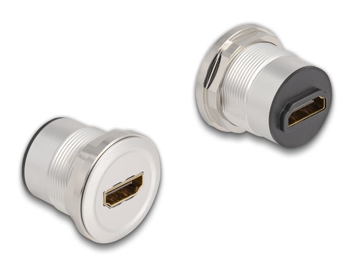 DeLock HDMI built-in female 8K 60Hz Aluminium DeLock HDMI built-in female 8K 60Hz Aluminium