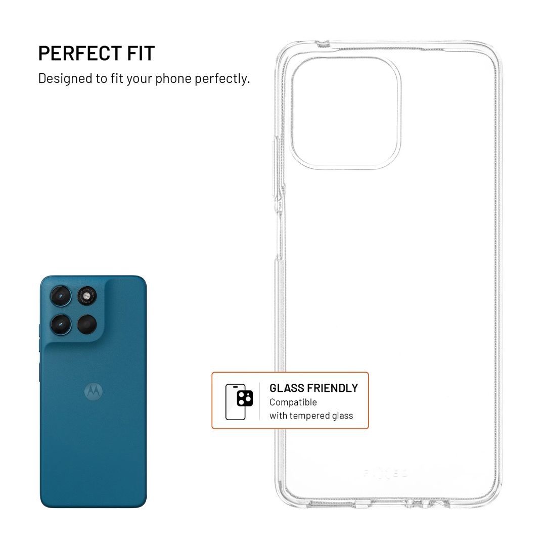 FIXED Story TPU hátlap Motorola Moto G57 Power 5G készülékhez, átlátszó