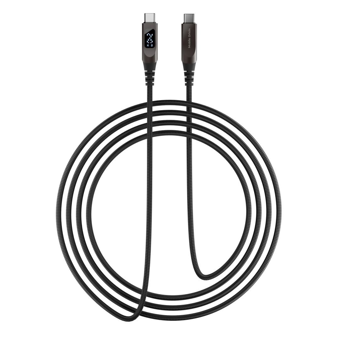 Mobile Origin 240W Display Cable USB-C to USB-C 1,5m Black Mobile Origin 240W Display Cable USB-C to USB-C 1,5m Black