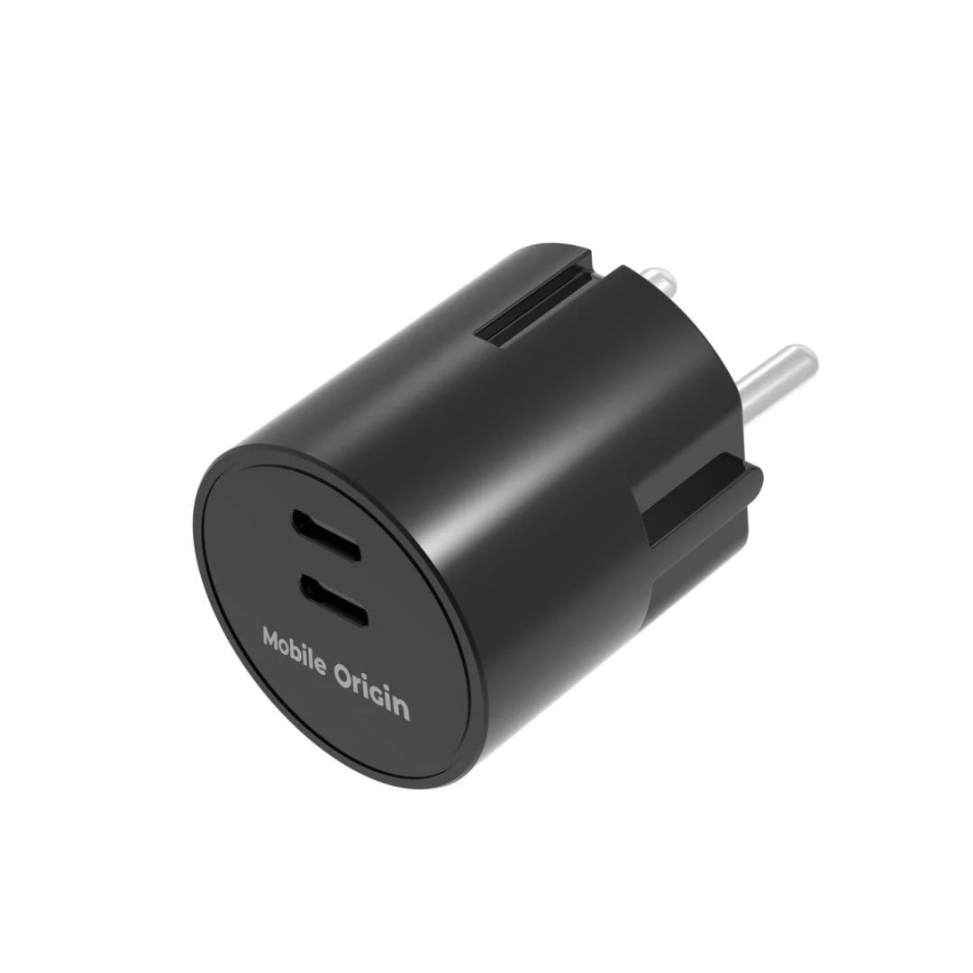 Mobile Origin 30W Charger Plug PW33 2x USB-C Black Mobile Origin 30W Charger Plug PW33 2x USB-C Black