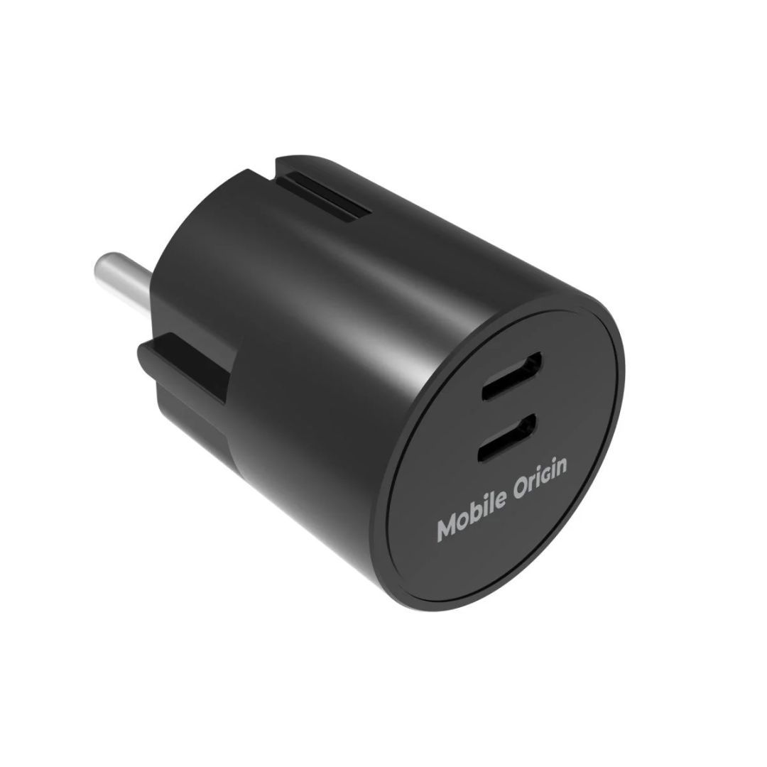 Mobile Origin 30W Charger Plug PW33 2x USB-C Black Mobile Origin 30W Charger Plug PW33 2x USB-C Black