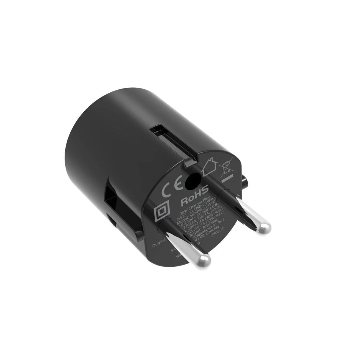 Mobile Origin 30W Charger Plug PW33 2x USB-C Black Mobile Origin 30W Charger Plug PW33 2x USB-C Black