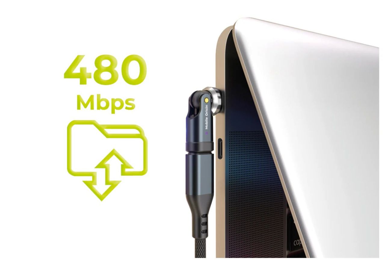 Mobile Origin 240W USB-C Rotation 540° Adapter CB13 Mobile Origin 240W USB-C Rotation 540° Adapter CB13