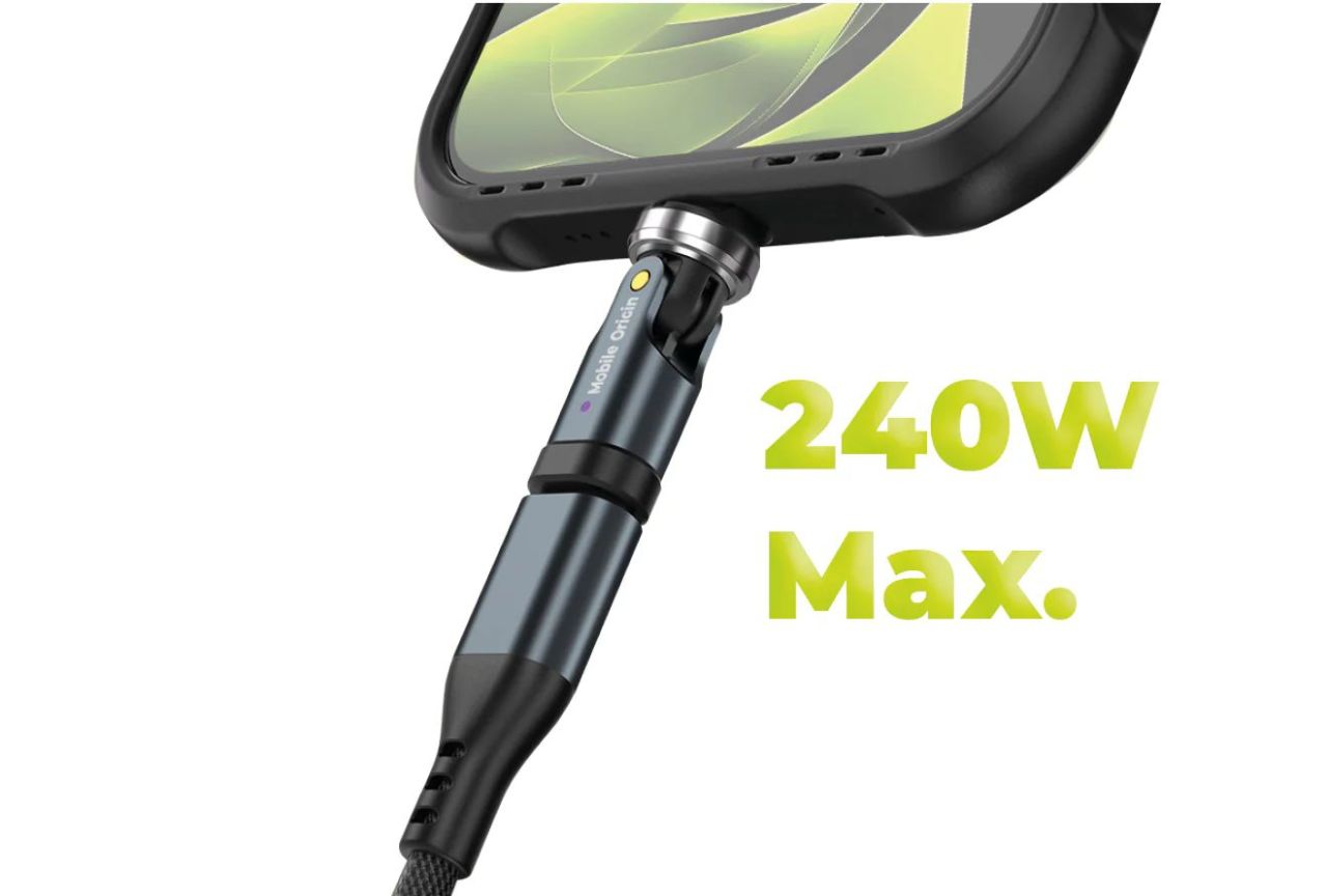 Mobile Origin 240W USB-C Rotation 540° Adapter CB13 Mobile Origin 240W USB-C Rotation 540° Adapter CB13