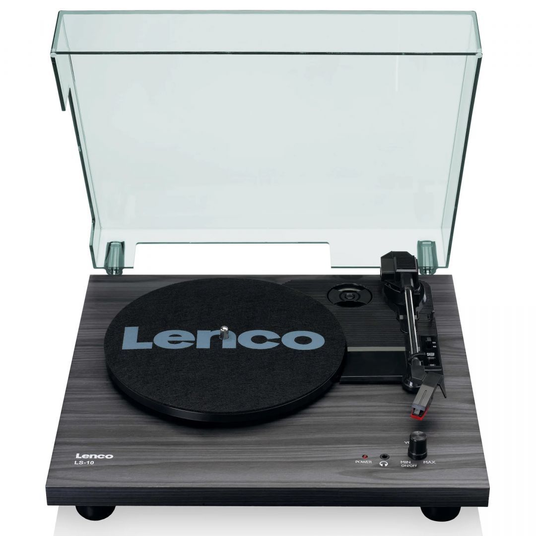 Lenco LS-10 Lemezlejátszó beépített hangszóróval Black Lenco LS-10 Lemezlejátszó beépített hangszóróval Black