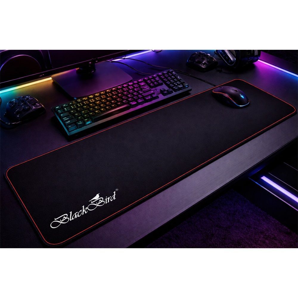 BlackBird DeepBlack Egérpad Black