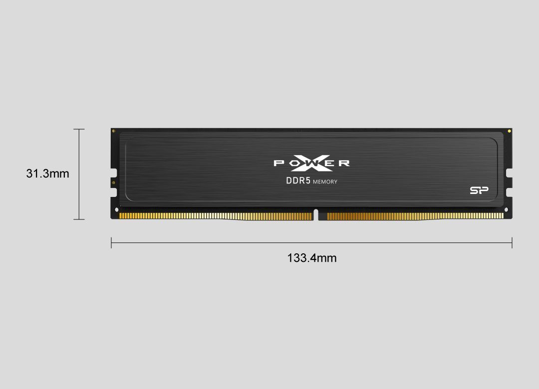 Silicon Power 16GB DDR5 6400MHz XPower Pulse Black Silicon Power 16GB DDR5 6400MHz XPower Pulse Black