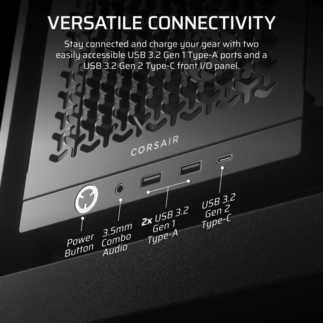 Corsair Frame 4000D RS Tempered Glass Black Corsair Frame 4000D RS Tempered Glass Black