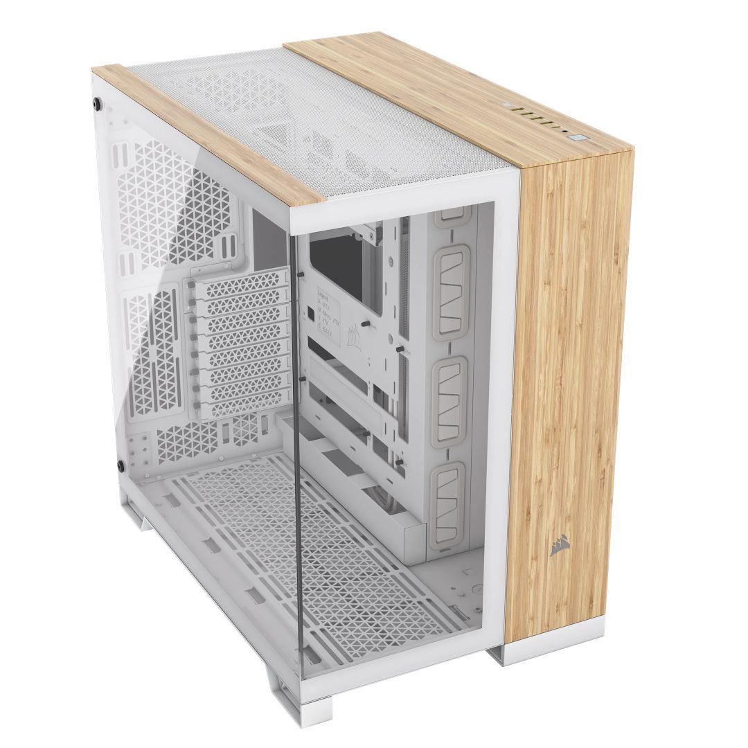 Corsair 6500X Tempered Glass White/Bamboo Corsair 6500X Tempered Glass White/Bamboo