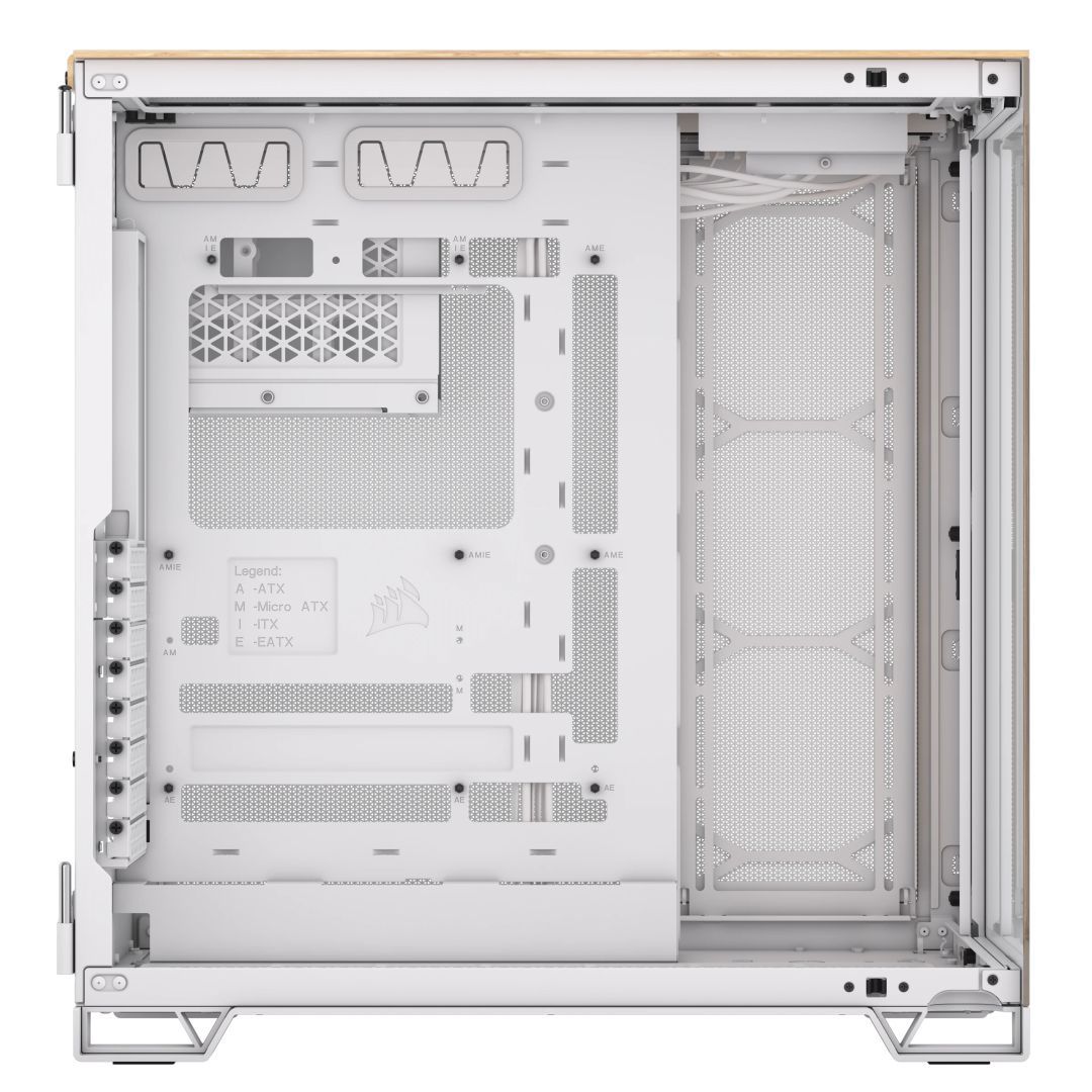 Corsair 6500X Tempered Glass White/Bamboo Corsair 6500X Tempered Glass White/Bamboo
