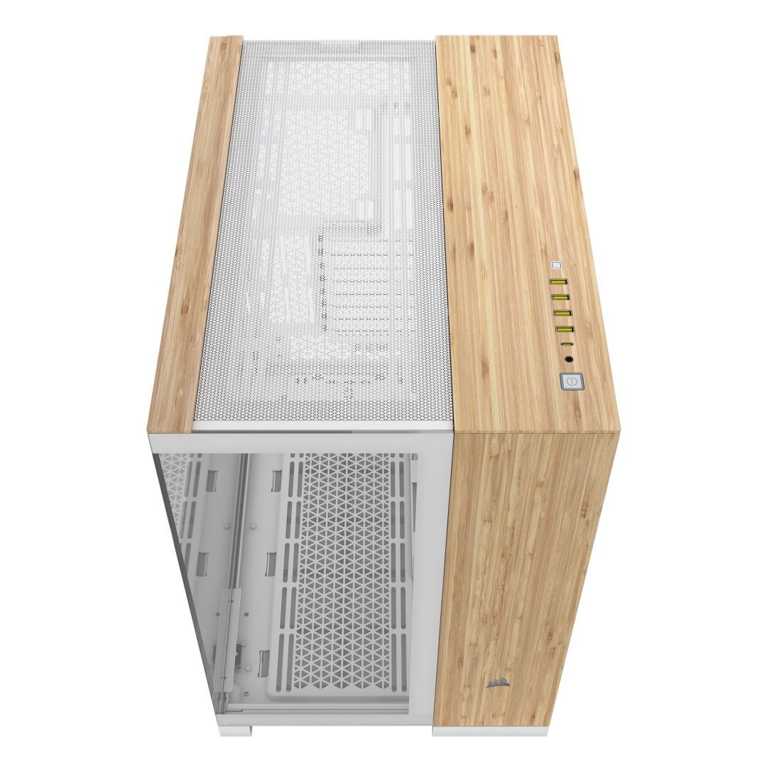 Corsair 6500X Tempered Glass White/Bamboo Corsair 6500X Tempered Glass White/Bamboo