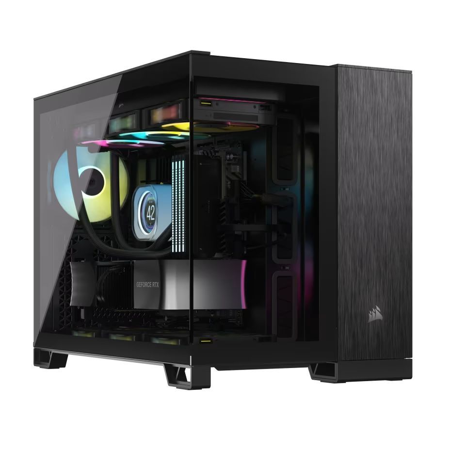 Corsair 2500X Tempered Glass Black/Obsidian Corsair 2500X Tempered Glass Black/Obsidian