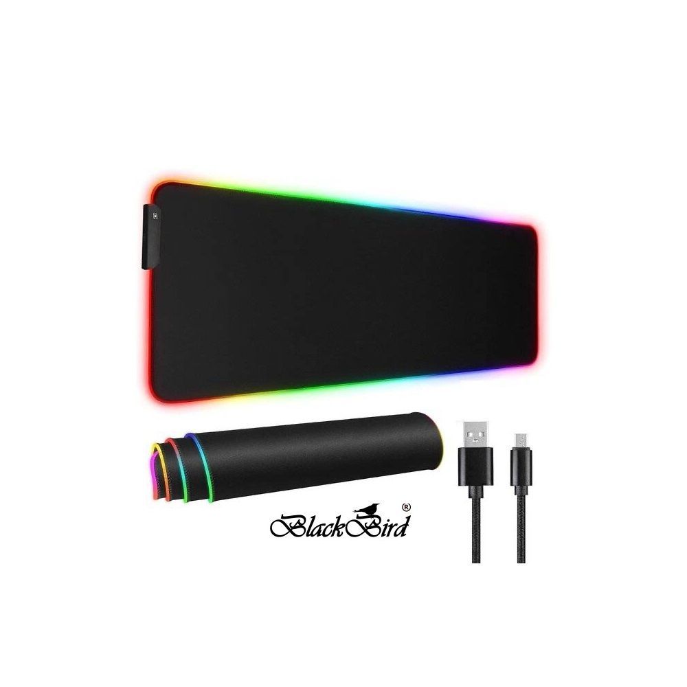 BlackBird MZ-RGB NightHalo Egérpad Black BlackBird MZ-RGB NightHalo Egérpad Black
