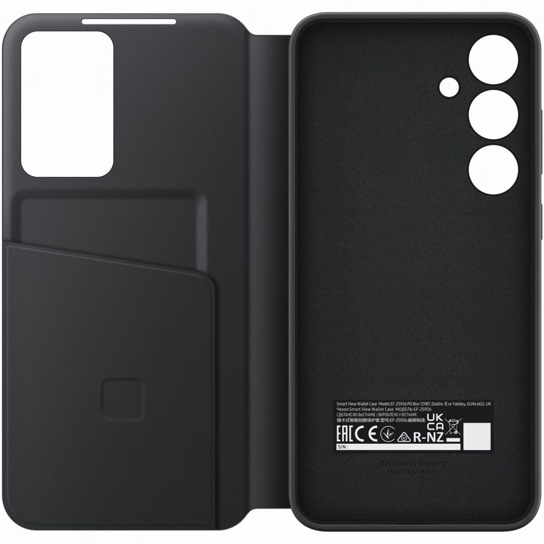Samsung Galaxy S24+ Smart View Wallet Case Black Samsung Galaxy S24+ Smart View Wallet Case Black