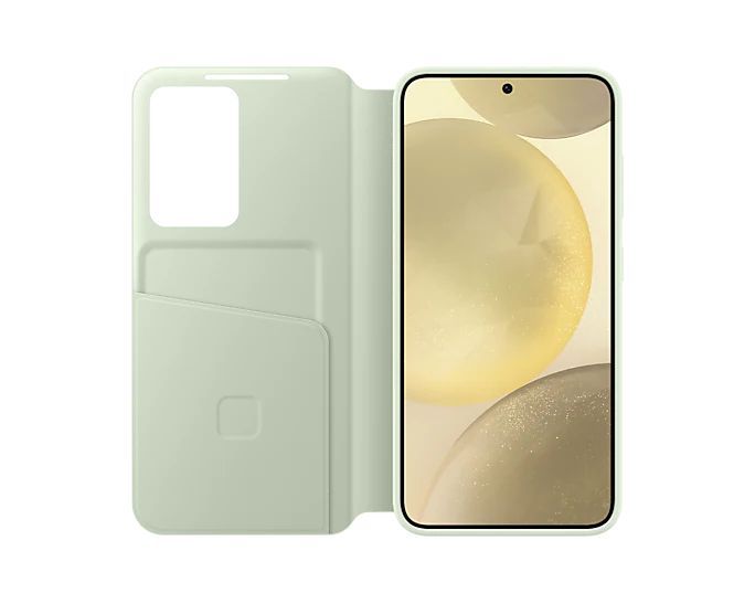 Samsung Galaxy S24 Smart View Wallet Case Light Green Samsung Galaxy S24 Smart View Wallet Case Light Green