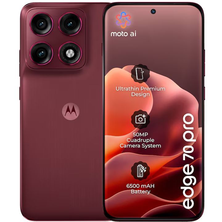 Motorola Edge 70 Pro 256GB DualSIM Zinfandel