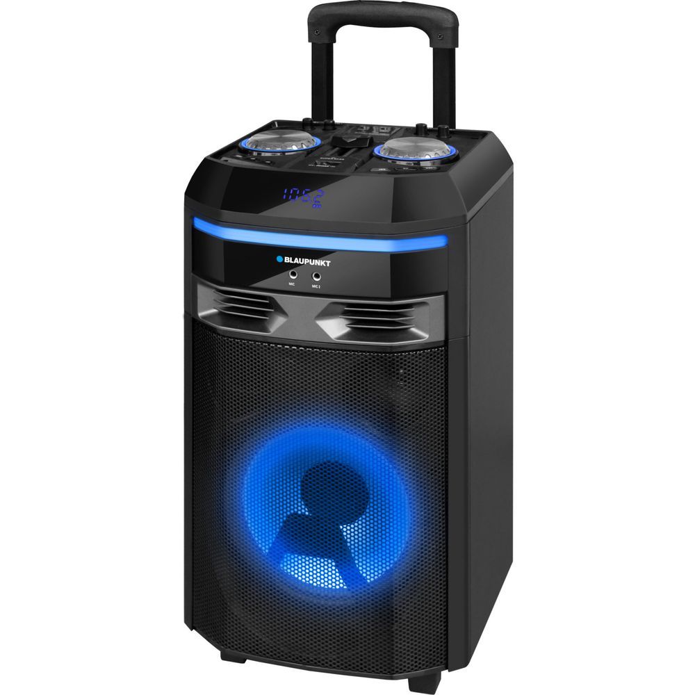 Blaupunkt PS6 Party speaker with Bluetooth and karaoke Black