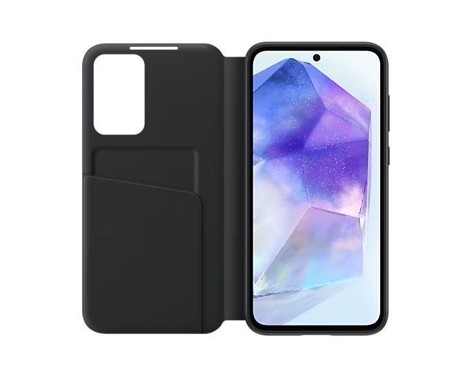 Samsung Galaxy A55 Smart View Wallet Case Black Samsung Galaxy A55 Smart View Wallet Case Black