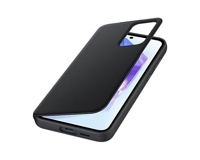 Samsung Galaxy A55 Smart View Wallet Case Black Samsung Galaxy A55 Smart View Wallet Case Black